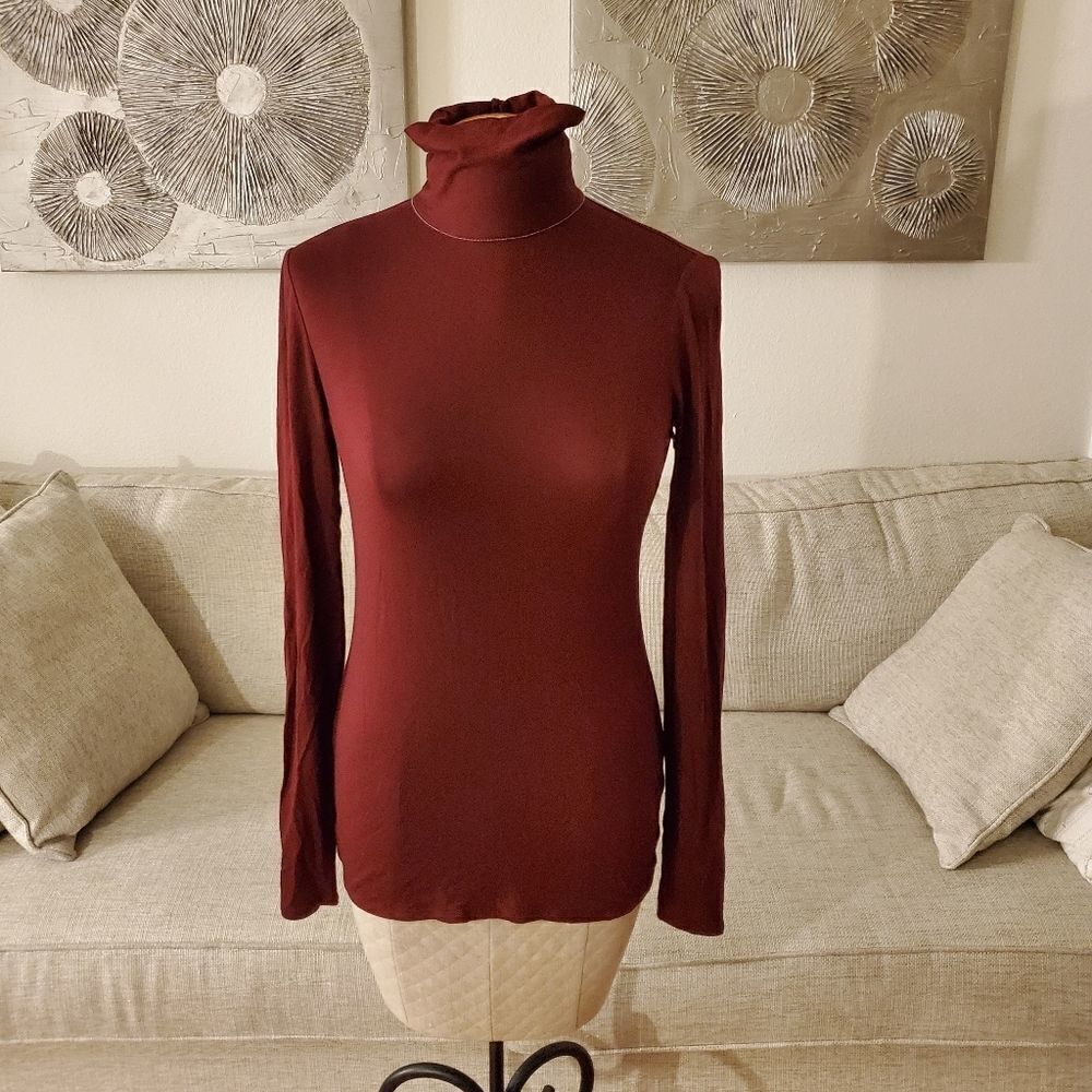 Lafayette 148 NY Dresden Long Sleeve Turtleneck - Picture 3 of 12